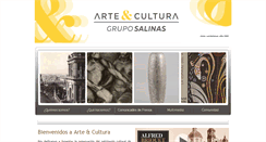Desktop Screenshot of fomentoculturalgruposalinas.com.mx